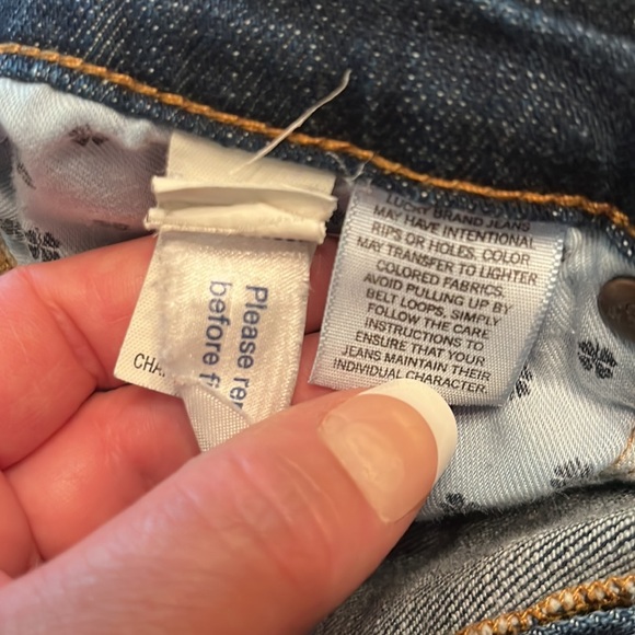 LUCKY BRAND CHARLIE SKINNY JEANS 12/31 ANKLE - Picture 6 of 16